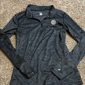 Charcoal Heather Long Sleeve Women's Top